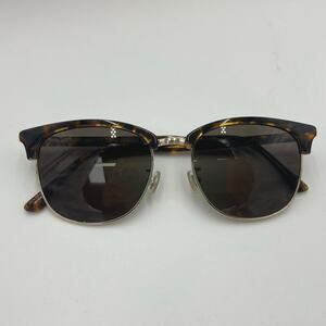 OWNDAYS Sunglasses Tinted with Brown Tortoiseshell & Silver Frames